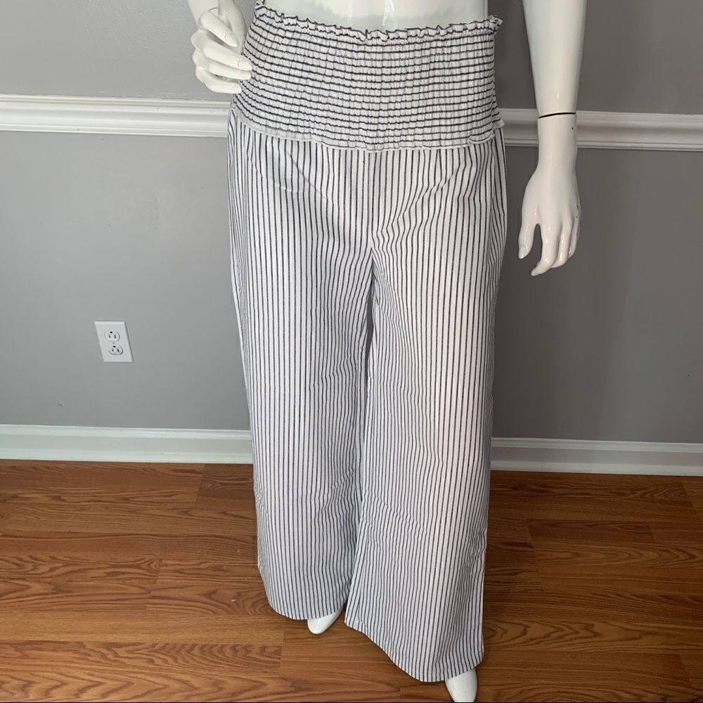 Love Tree wide shirred waistband striped pants - L - Picture 6 of 15
